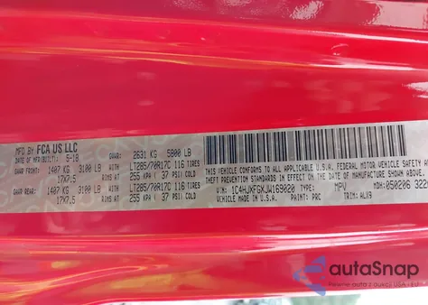 2018 Jeep Wrangler Unlimited Rubicon 4X4 from USA, damaged, VIN 1C4HJXFGXJW169020